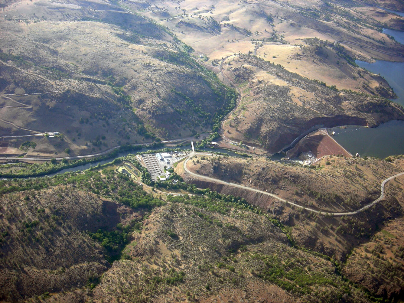 Iron Gate Dam and Hatchery, Klamath River, California U.S. Geological